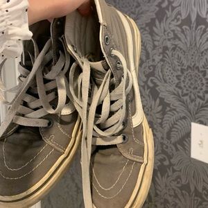 grey sk8 high vans